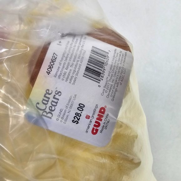 GUND Care Bears Funshine Bear Plush Stuffed Animal Nordstrom Sealed New 4060627 - Picture 3 of 9